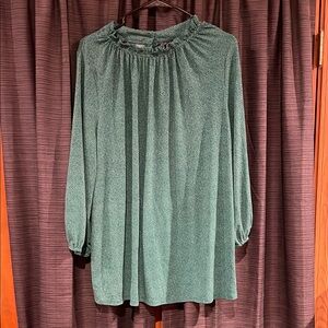 Adrianna Papell Green 3/4 Sleeve Blouse